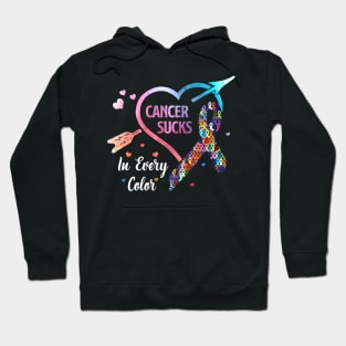 Cancer Sucks In Every Color Hoodie
